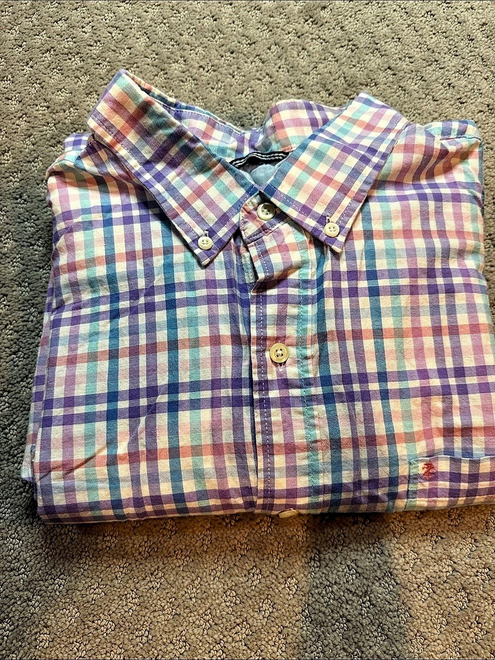 IZOD Saltwater Relaxed Classics Gingham Button-Down Shirt Saltwater Gingham